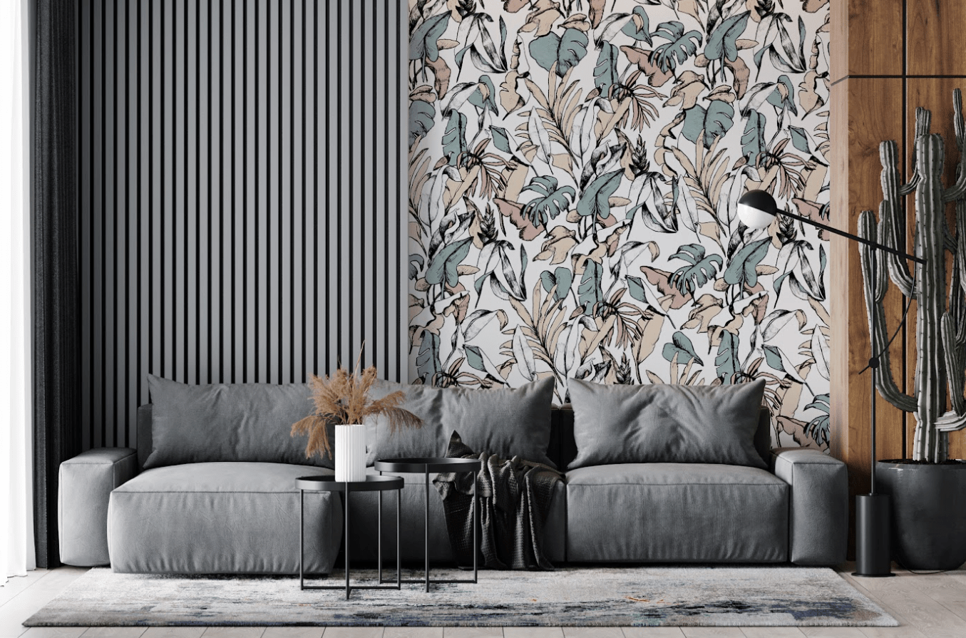 papier peint jungle multi