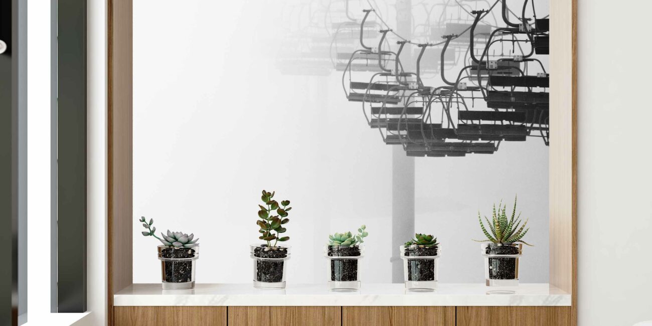 Papier peint entrée aarhome hiver