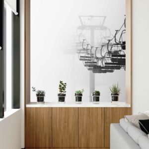 Papier peint entrée aarhome hiver