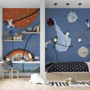 papier peint astronaute thomas pesquet