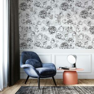 papier-peint-pivoines-jaune