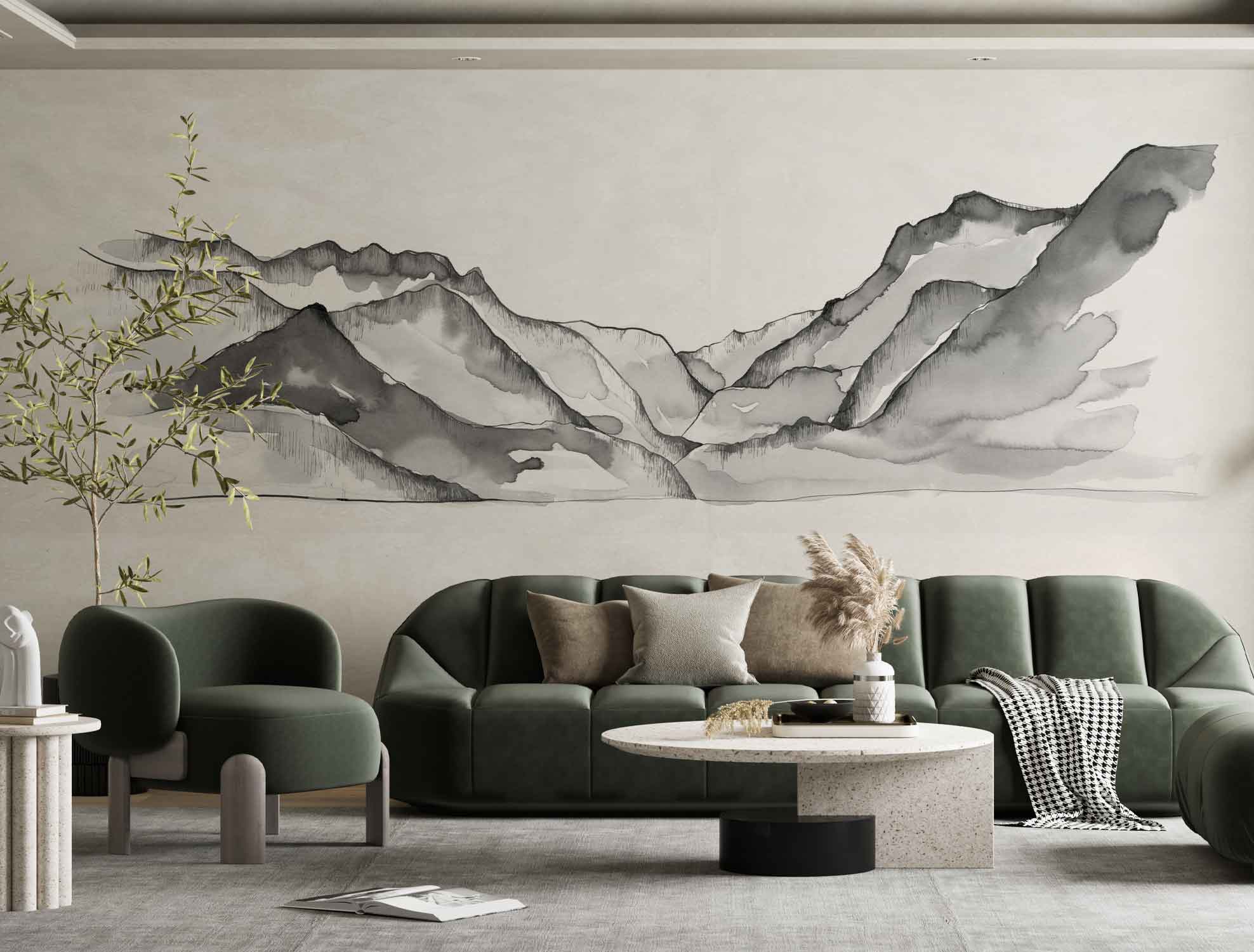 papier peint annecy montagnes