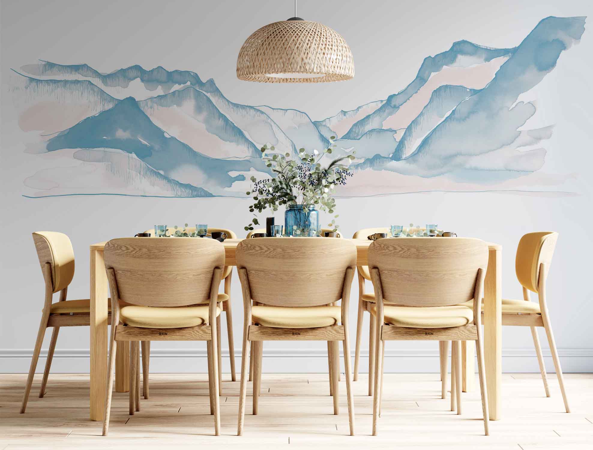 papierpeint bleurose