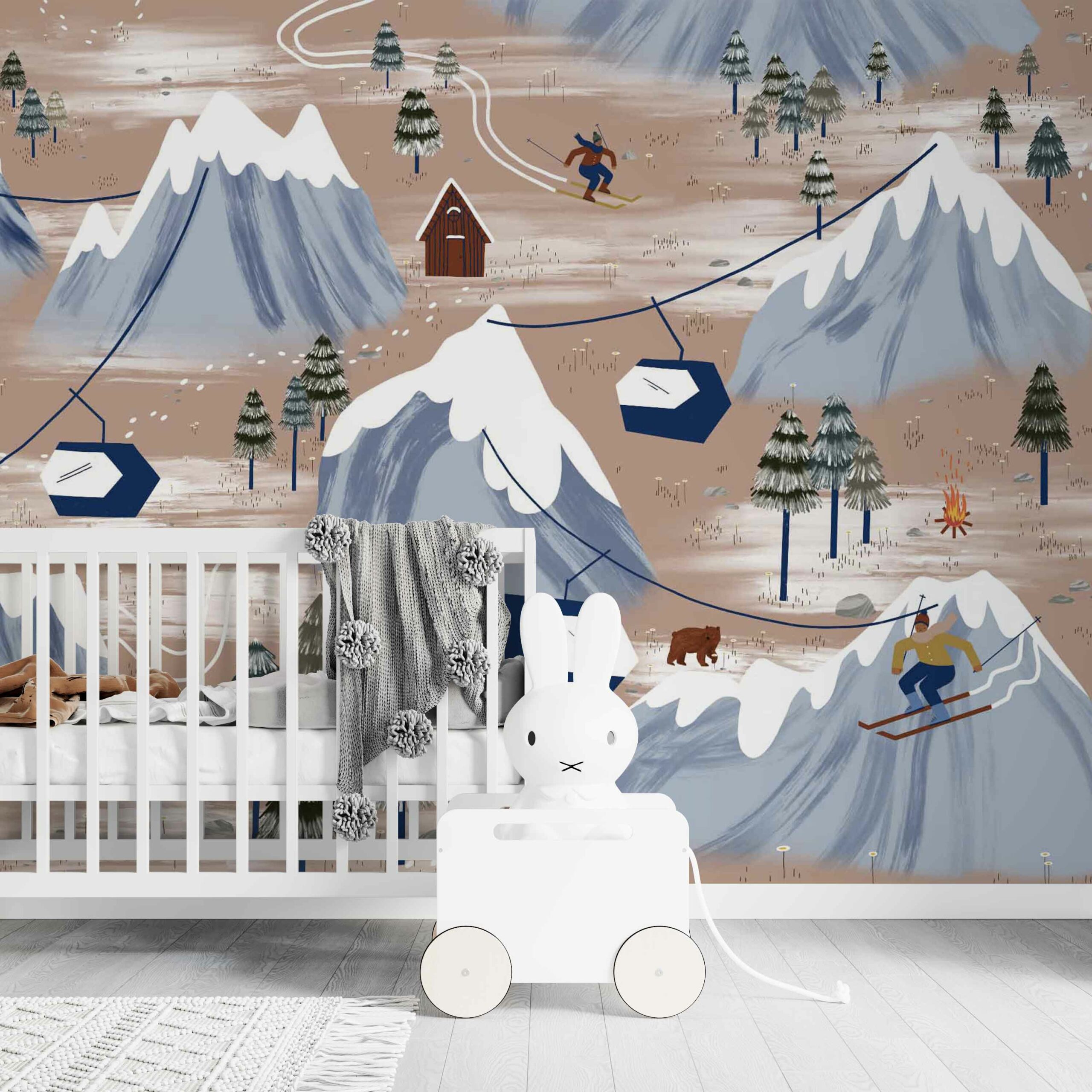 decor montagne papier peint