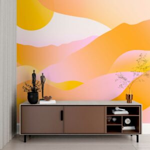 Papier Peint Brumes Rose