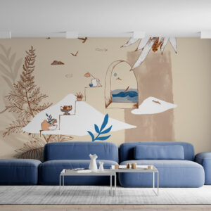 Papier Peint Evasion Colorée